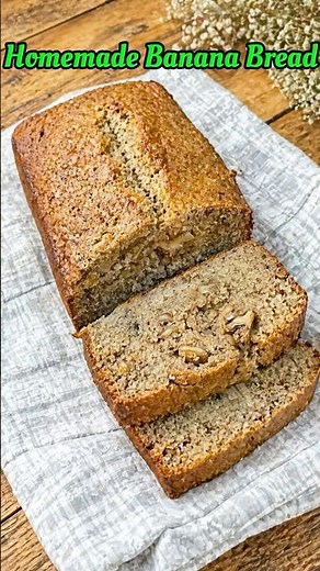 🍌Super Moist Banana Bread - Old Fashioned Comfort