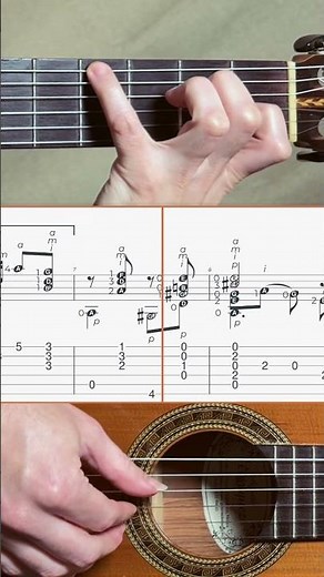 Lesson 81 from Sagreras Book 1 (Full tutorial on my channel) #classicalguitar #guitarlesson