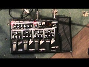 A Review of the Boss M E 70 Multi effect unit's expression pedal.