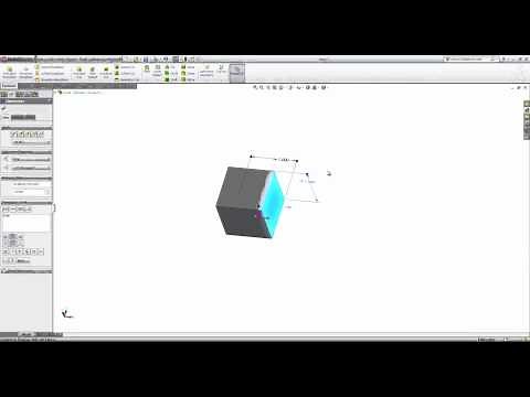 SolidWorks Tutorial: How to create a parametric cube by SolidWize