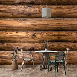 Wooden Wallpaper for Living Room Wooden Logs Wallpaper Brown Bedroom Custom Wall Print Old Wood Look Wallpaper Peel and Stick Wooden Tiles - Etsy