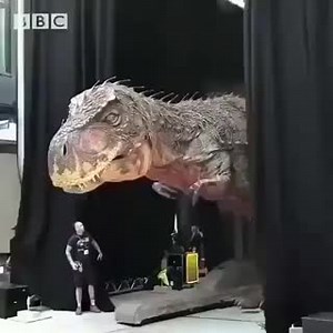 521K views · 10K reactions | Ultrarealistic T-Rex movable model from a Jurassic World press event in London. ➡️ Instagram.com/bbc | FilmFreeway | Facebook