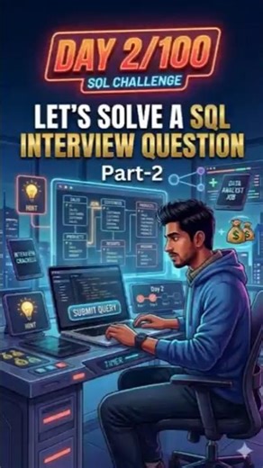 Day 2/100: Let’s Solve a SQL Interview Question part-2 #sql #dataanalyst #interviewquestion