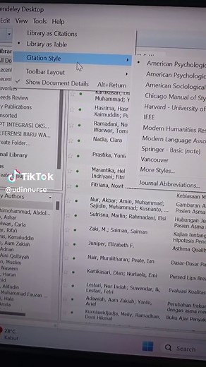 Tutorial Menambahkan Citation Style di Mendeley Desktop