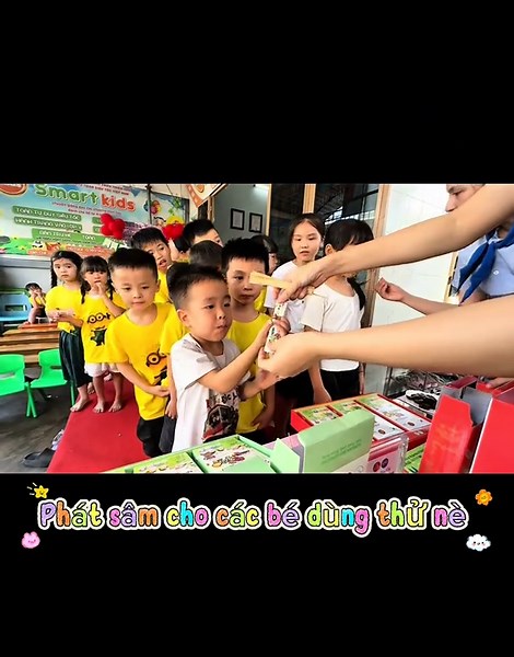 Điều gì xảy ra khi bé dùng thử hồng sâm baby Daedong? Lần đầu tiên các bé ở Huế được trải nghiệm hồng sâm Daedong – phản ứng dễ thương không tưởng 😍 #hongsambaby #hongsambabyhanquoc #hongsamdaedong #daedong #daedongkoreagingseng