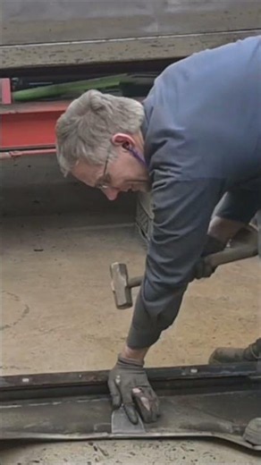 Old School CONCRETE Dolly Fender Repair