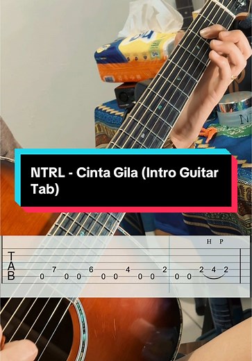Learn Cinta Gila Intro Guitar Tab Freely