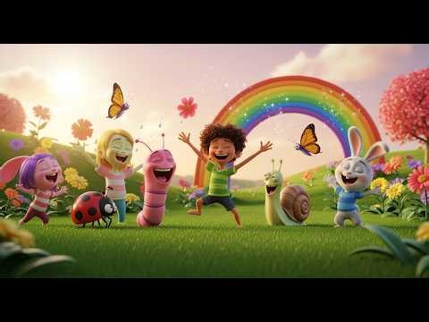 Wiggly Worm’s Rainbow Dance 🌈🐛 | Nursery Rhymes & Kids Songs | Fun Colorful Dance Sing Along