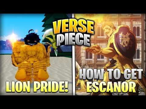 Verse Piece | ESCANOR | Showcase + Tutorial How to Obtain Escanor + The One Mode #versepiece