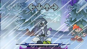 [FNF较优质模组]Dusttale Best friend:Dust sans vs Dust pico阶段劣质移植通关