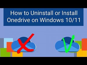 How to Uninstall/Install OneDrive on Windows 10/11?