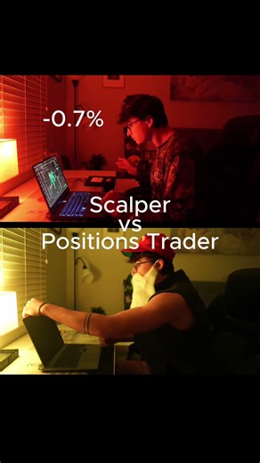 Scalper vs Positions Trader, which type are you?!? #donnytrades #trading #stockmarket
