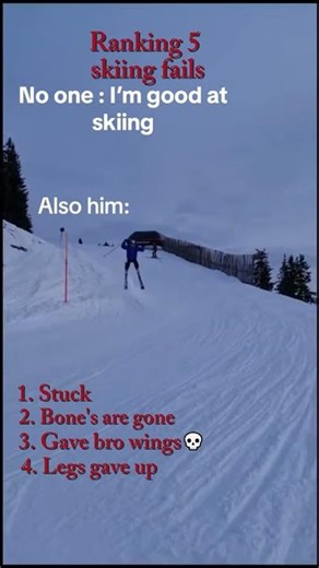 Top 5 Skiing Fails Ranked (The Finale Is Brutal)😭😭