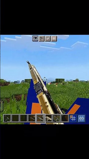 TACZ golden gun mod😱 in Minecraft@ #shorts #minecraft #gaming #trending #