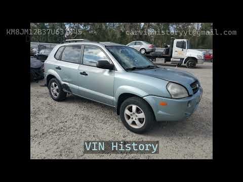 2007 Hyundai Tucson KM8JM12B37U631045
