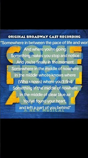 “38 Planes (Reprise) Somewhere in the Middle of Nowhere” - “Come From Away”