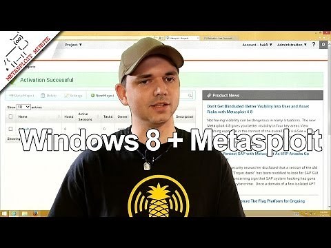 Windows 8 Metasploit Community Edition Setup - Metasploit Minute [Cyber Security Education]