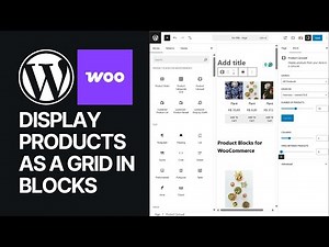 How To Display WooCommerce Products As a Grid in Block (Gutenberg) Pages For FREE? 💲🛒