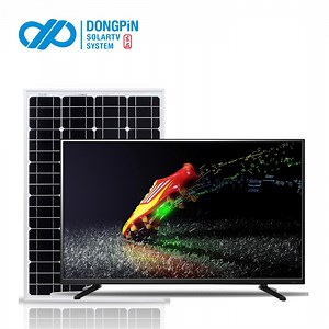 [Hot Item] 12V TV Solar Power TV Solar Power Television 19 22 24 32 43inch Low Energy Consumption Rechargeable Solar TV