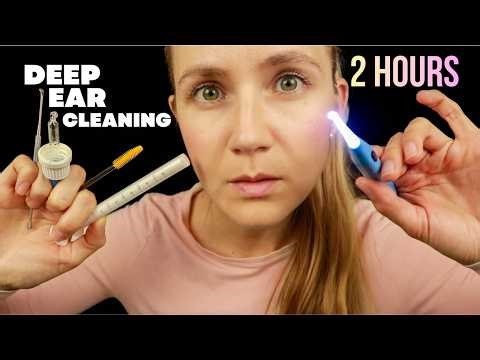 Binaural ASMR 2 Hours of Ear Cleaning & Unclogging You Can FEEL
