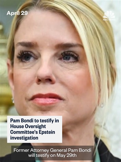 Former Attorney General Pam Bondi will testify next month before the House Oversight Committee about her role in handling the release of the Epstein files, Republicans on the committee said.