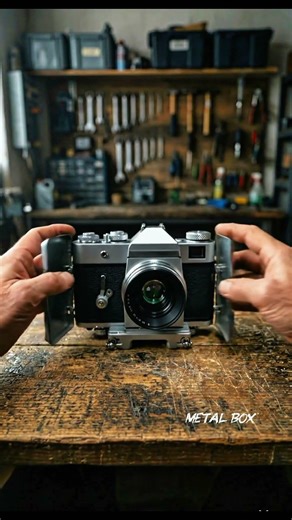 From Metal Box to Vintage Camera! 📸✨