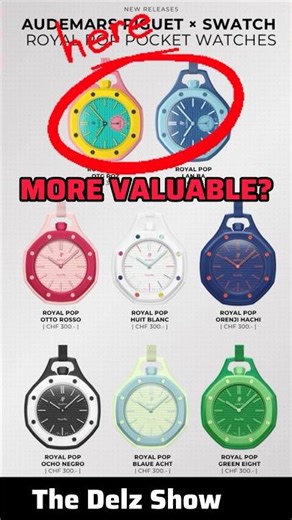 Why these two Swatch AP watches are more valuable #swatches #audemarspiguet #trending