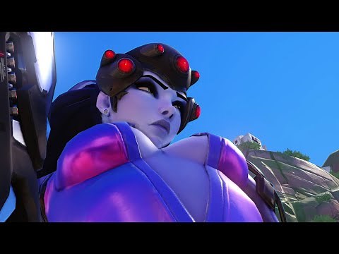 Widowmaker - All emotes in slow motion│Overwatch