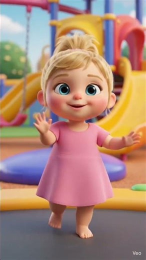 Cute Baby Exercise Fun | 3D Cartoon Kids Workout