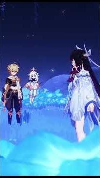 I Met Columbina in a Hidden Cave of Blue Flowers 💙 | Genshin Impact RTX Exploration