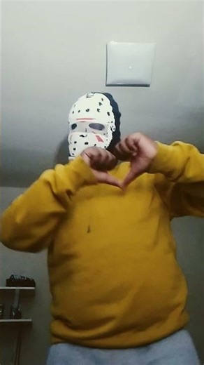 trying this trend w my jason mask!