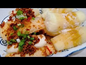 2 Ways: Fried Savoury Tapioca & Sweet Tapioca with Gula melaka coconut cream