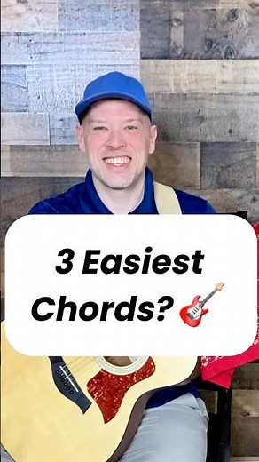 The EASIEST way to play 3 chords for guitar beginners