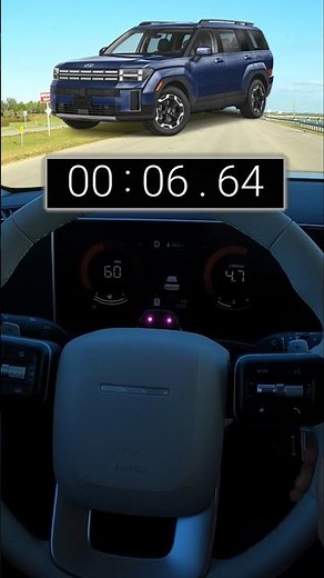 2026 Hyundai Santa Fe SEL 0-60 Test | 2.5L 4cyl Turbo | 8 Spd Auto | FWD | 277 hp | 311 lb-ft #short