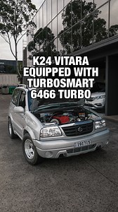 499K views · 8.8K reactions | Option Is this Suzuki Vitara the ultimate sleeper? Featuring a @bypracing 600hp built K24 engine package, matched perfectly with one of our Turbosmart 6466 turbochargers! | Turbosmart | Facebook