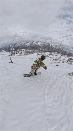 Snowboarding on a Burnt Ski Resort: Unique Experience