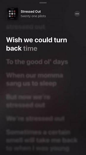 Twenty one pilots - Stressed Out - Lyrics