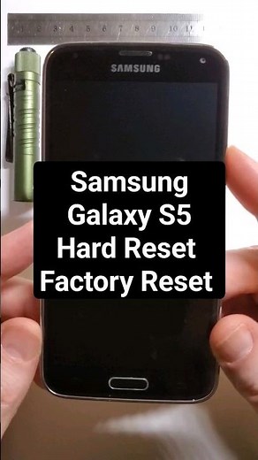 Samsung Galaxy S5 Hard Reset ⚡️ Factory Reset ⚡️ Wipe & Clean The Fastest Way in 47 seconds 👍💥