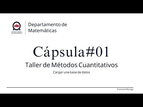 Video01 Cargar base de datos