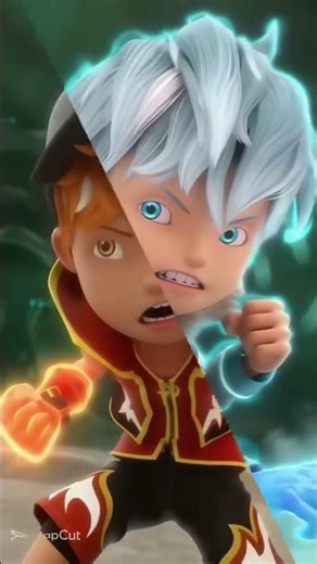 blaze dan ais#boboiboy #edit