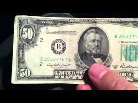 Old $50 Bill Looks Fake