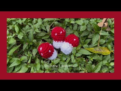Vlog 1: Crocheting A Mushroom 🍄🧶