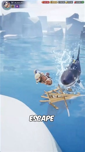 Viking Rise: Giant Shark vs Last Viking #viralshort #vikingrise