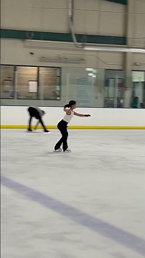 double loop double loop combo #onthinice #figureskating #loop #jump #combo #fyp