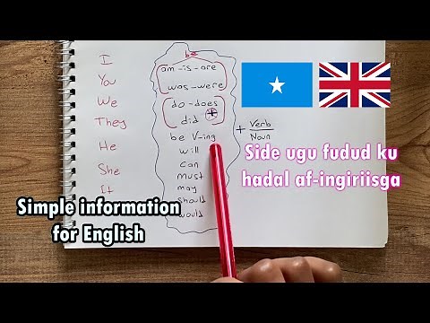 English information for beginner level - English Somali