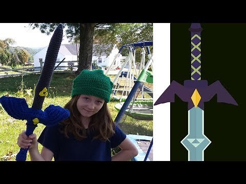 How To Crochet the Master Sword from the Legend of Zelda - Pommel (part one)