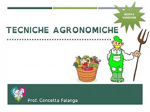 Tecniche agronomiche - Nuova versione