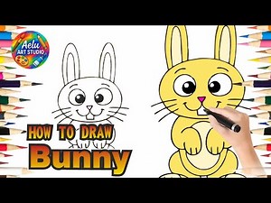 How to Draw a Cute Bunny 🐰 | Easy Bunny Drawing Step by Step (All Ages)