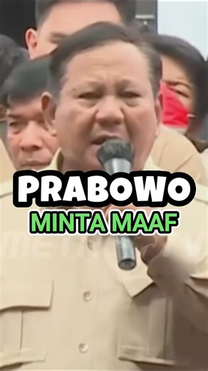 PRABOWO MINTA MAAF PADA RAKYAT ACEH