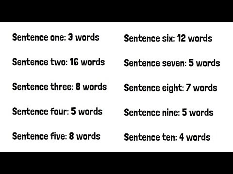 Writing Challenge: Vary Sentence Length in a Story!